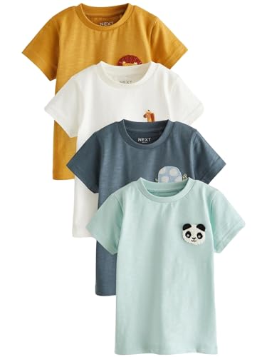 NEXT Kurzärmelige T-Shirts im Animal-Print, 4er-Pack Mehrfach 18-24 Monate NEXT Kurzärmelige T-Shirts im Animal-Print, 4er-Pack Mehrfach 18-24 Monate von NEXT