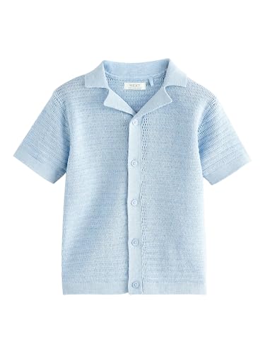 NEXT Kurzarm-Poloshirt mit Reverskragen 100% Baumwolle Blau 3 Monate von NEXT