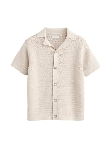 NEXT Kurzarm-Poloshirt mit Reverskragen 100% Baumwolle Stein 6 Monate von NEXT