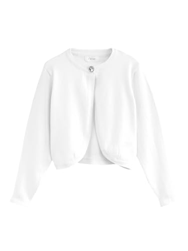 NEXT Kurze Strickjacke für besondere Anlässe Weiß 4 Jahre von NEXT