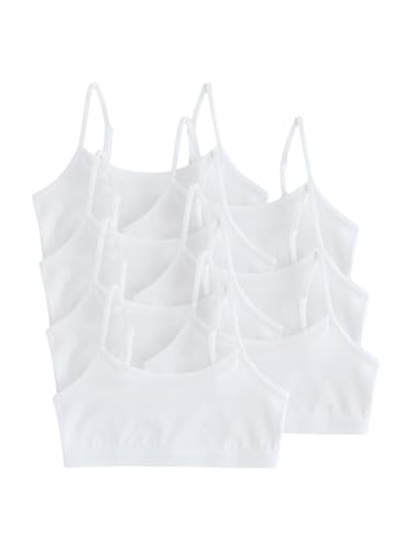 NEXT Kurze-Trägertops, 7er-Pack Weiß 9 Jahre von NEXT