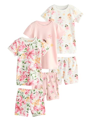 NEXT Kurze Schlafanzüge, 3er-Pack Rosa Fee 6 Jahre von NEXT