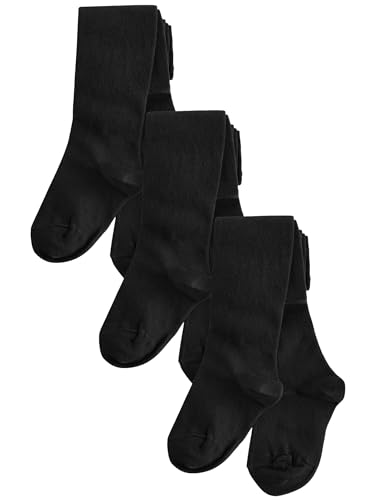 NEXT Längere Schulstrumpfhose, 3er-Pack Schwarz 2 Jahre von NEXT