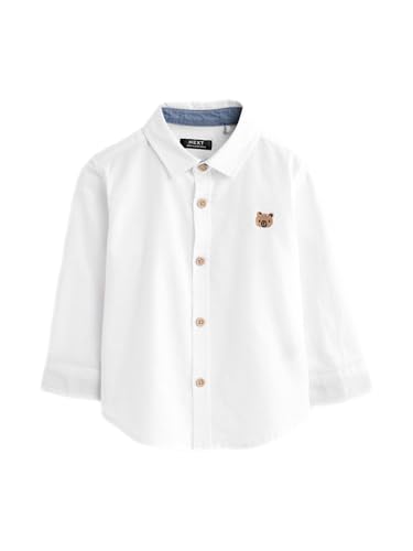 NEXT Langärmeliges Oxford-Hemd White Character 12 Monate von NEXT
