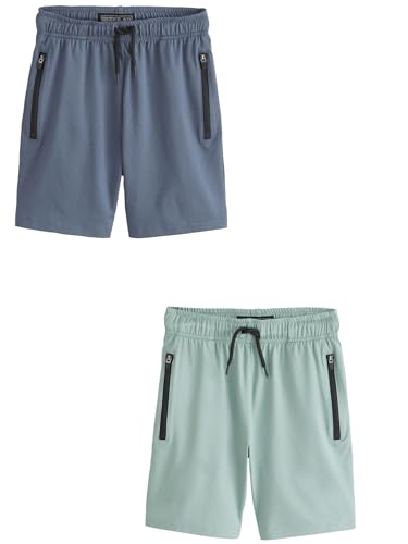 NEXT Leichte Sport-Shorts im 2er-Pack Green/Blue 10 Jahre NEXT Leichte Sport-Shorts im 2er-Pack Green/Blue 10 Jahre von NEXT