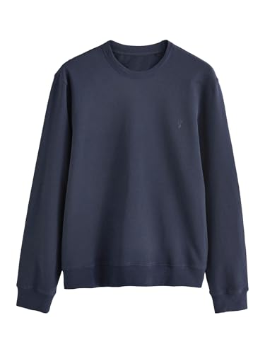 NEXT Leichtes Sweatshirt mit Rundhalsausschnitt 100% Baumwolle Marineblau XXL von NEXT