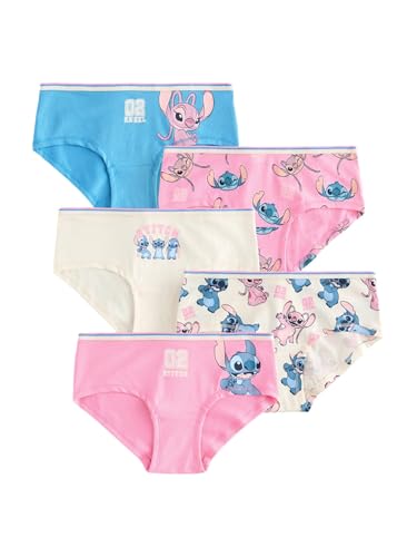 NEXT Lilo and Stitch Hipster-Slips, 5er-Pack Rosa/Blau 15 Jahre von NEXT