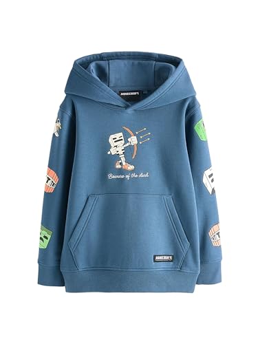 NEXT Lizenziertes Kapuzensweatshirt Minecraft Blau 8 Jahre NEXT Lizenziertes Kapuzensweatshirt Minecraft Blau 8 Jahre von NEXT