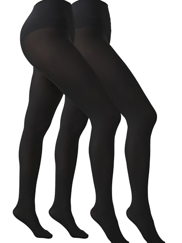 NEXT Luxe Blickdichte Strumpfhosen 100 DEN, 2er-Pack Schwarz S von NEXT
