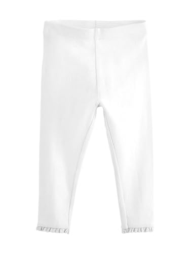 NEXT Mädchen Basic-Leggings Weiß 5-6 Jahre von NEXT