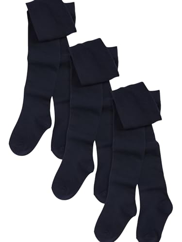 NEXT Mädchen Strumpfhose Für Die Schule 3Er Pack (3 Bis 16 Jahre) Marineblau 9-10 Jahre von NEXT