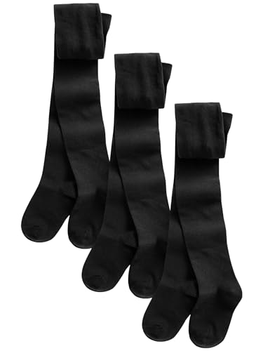 NEXT Mädchen Strumpfhose Für Die Schule 3Er Pack (3 Bis 16 Jahre) Schwarz 7-8 Jahre von NEXT