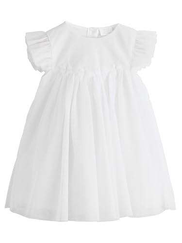 NEXT Mesh-Babykleid Weiß 12 Monate von NEXT