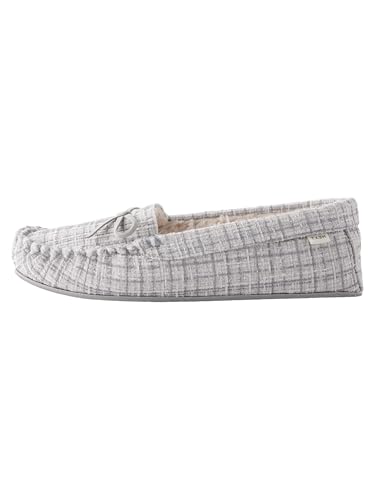 NEXT Mokassin-Slipper Grey/Silver Check 39 von NEXT