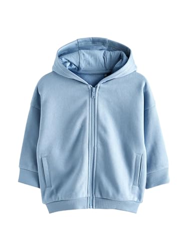 NEXT Oversize-Kapuzenjacke mit Reißverschluss Blau 4 Jahre von NEXT