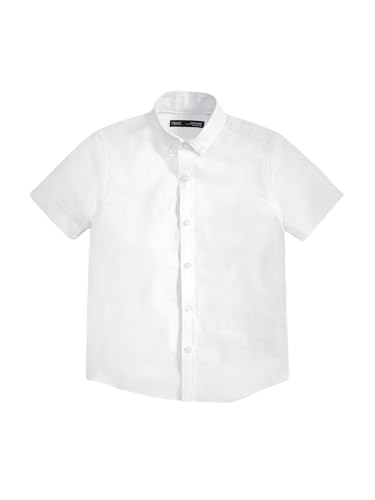 NEXT Oxford-Kurzarmhemden mit Baumwolle Weiß 5 Jahre von NEXT