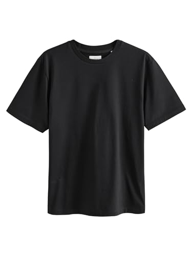 NEXT Premium T-Shirt aus Supima-Baumwolle Schwarz L von NEXT