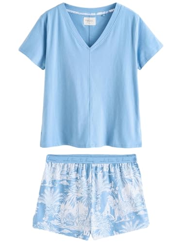 NEXT Pyjamas aus Baumwollgemisch Blue Palm M von NEXT