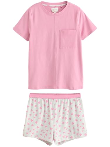 NEXT Pyjamas aus Baumwollgemisch Pink Heart M von NEXT