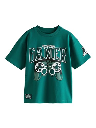 NEXT Relaxed Fit Kurzarm-T-Shirt mit Grafikprint Green Gamer 13 Jahre NEXT Relaxed Fit Kurzarm-T-Shirt mit Grafikprint Green Gamer 13 Jahre von NEXT