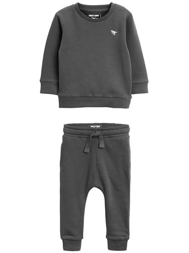 NEXT Rundhalspullover und Jogginghose aus Jersey im Set Grau Anthrazit 4 Jahre NEXT Rundhalspullover und Jogginghose aus Jersey im Set Grau Anthrazit 4 Jahre von NEXT