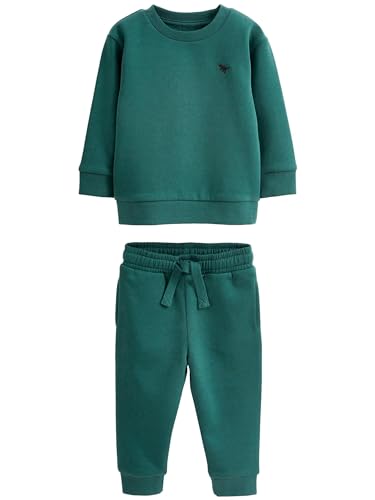 NEXT Rundhalspullover und Jogginghose aus Jersey im Set Grün 3-4 Jahre von NEXT