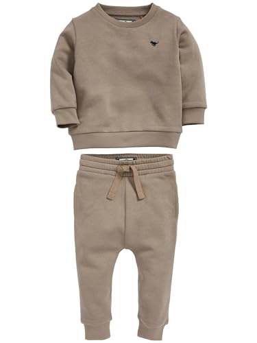 NEXT Rundhalspullover und Jogginghose aus Jersey im Set Stein 2 Jahre von NEXT