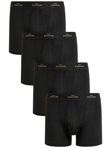 NEXT Schlüpfer aus Baumwoll-Modal-Mischung im 4er-Pack Black Metallic XS von NEXT