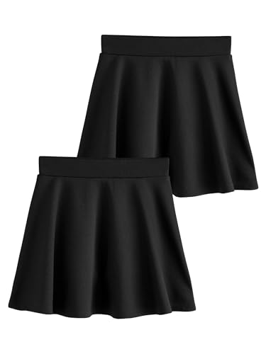 NEXT Schlupf-Skort mit Jerseystretch im 2er-Pack Schwarz 10 Jahre von NEXT