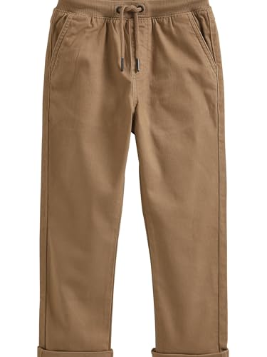 NEXT Schlupfhose mit geripptem Bund Hellbraun 9 Jahre von NEXT