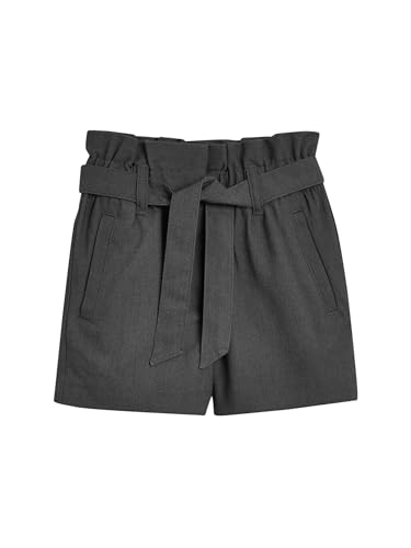 NEXT Schul-Shorts mit Paperbag-Taille Grau 7 Jahre von NEXT