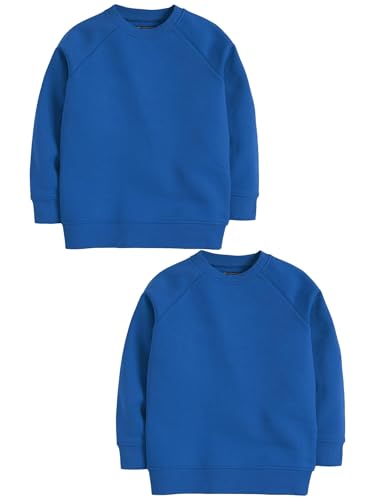 NEXT Schulpullover mit V-Ausschnitt 2er-Pack Blau 8 Jahre NEXT Schulpullover mit V-Ausschnitt 2er-Pack Blau 8 Jahre von NEXT