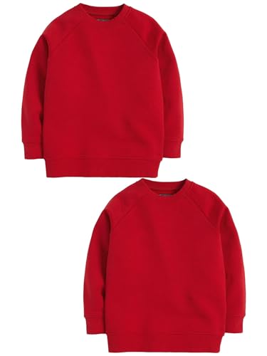 NEXT Schulpullover mit V-Ausschnitt 2er-Pack Rot 8 Jahre NEXT Schulpullover mit V-Ausschnitt 2er-Pack Rot 8 Jahre von NEXT