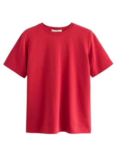 NEXT Schweres T-Shirt mit Rundhalsausschnitt Rot 52 NEXT Schweres T-Shirt mit Rundhalsausschnitt Rot 52 von NEXT