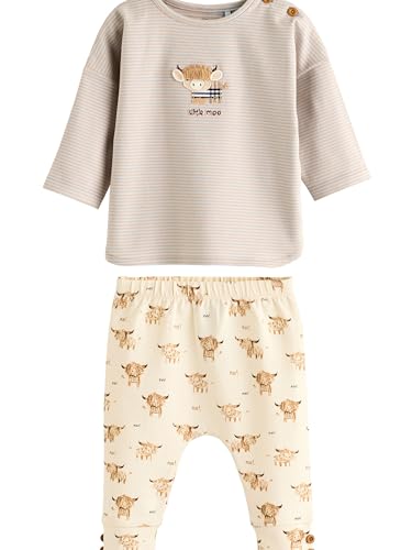 NEXT Shirt und Leggings für Babys im Set Beige Hamish 9 Monate von NEXT