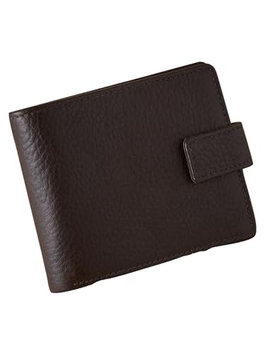 NEXT Signature Lederbrieftasche mit großem Fassungsvermögen Braun One Size von NEXT