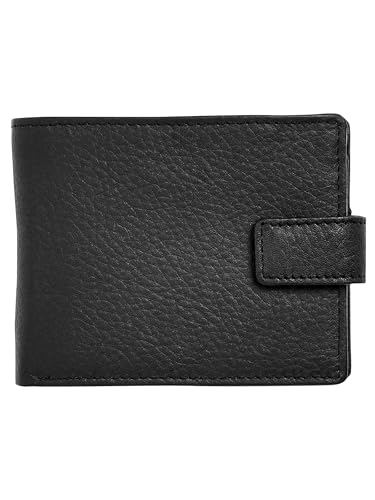 NEXT Signature Lederbrieftasche mit großem Fassungsvermögen Schwarz One Size von NEXT