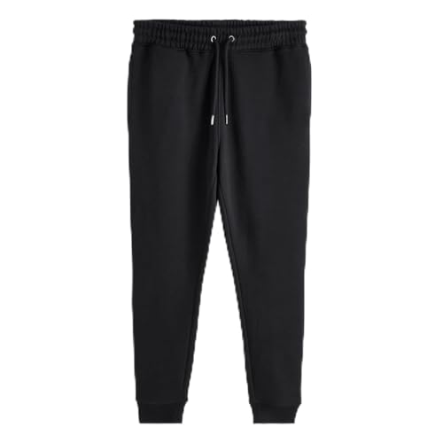 NEXT – Skinny Fit – Jogginghose Herren lang – Trainingshose Herren mit elastischem Bund – Jogginghose Herren Baumwolle Schwarz S von NEXT