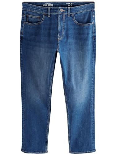 NEXT Slim Fit Classic Jeans mit Stretch Blue Authentic 38 von NEXT