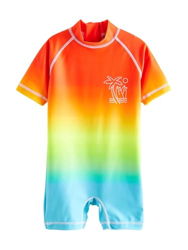 NEXT Sonnenschutz-Badeanzug Rainbow Dip Dye 18 Monate von NEXT
