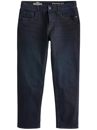 NEXT Essential Straight Fit Jeans mit Stretch Ink Blue 40 von NEXT
