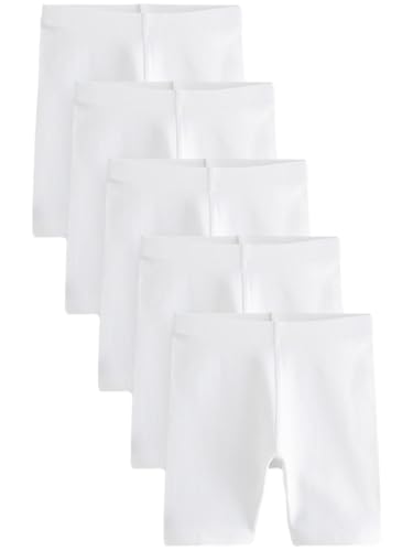 NEXT Stretch-Radlershorts, 5er-Pack, längere Länge Weiß 7 Jahre von NEXT