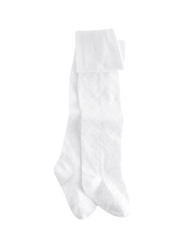 NEXT Strukturierte Strumpfhosen Weiß 3 Jahre von NEXT