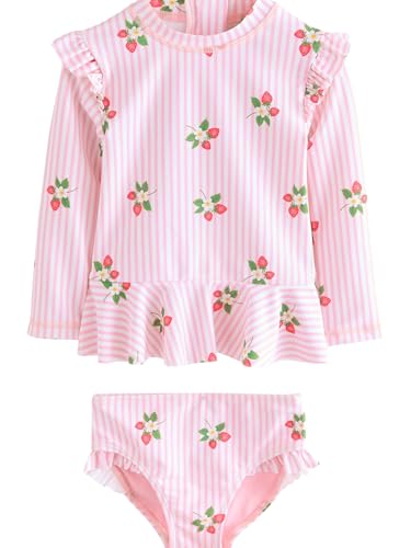 NEXT Sunsafe Bade-Set Pink Strawberry 12 Monate von NEXT