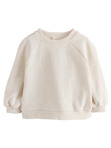 NEXT Sweatshirt mit Rundhalsausschnitt Hafermehl 3 Monate von NEXT