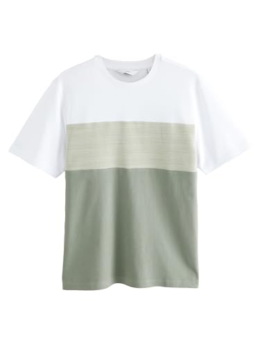 NEXT T-Shirt in Blockfarben Grün M von NEXT