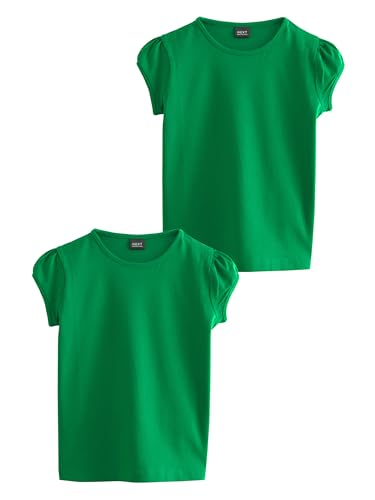 NEXT T-Shirts mit Puffärmeln, 2er-Pack Grün 4 Jahre von NEXT