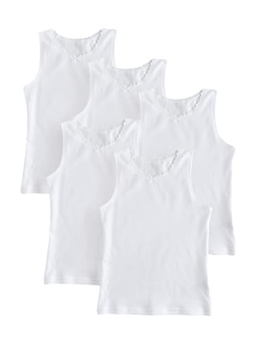 NEXT Trägertops mit Spitze, 5er-Pack Weiß 3-4 Jahre von NEXT