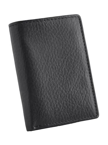 NEXT Trifold-Brieftasche aus Strukturiertem Leder Schwarz One Size von NEXT