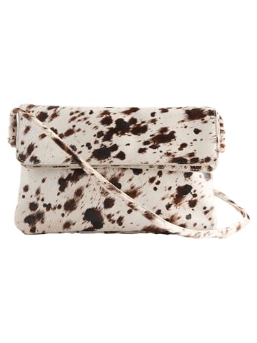 NEXT Umhängetasche mit Überschlag aus Leder Cow Print one size von NEXT